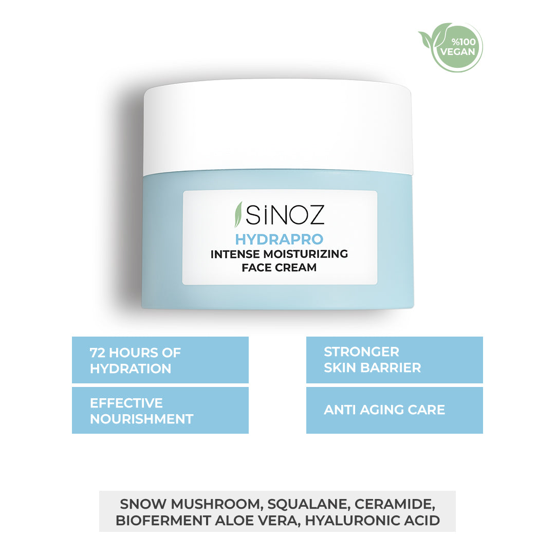 Hydrapro Yoğun Nemlendirici Yüz Kremi – Sinoz Cosmetics