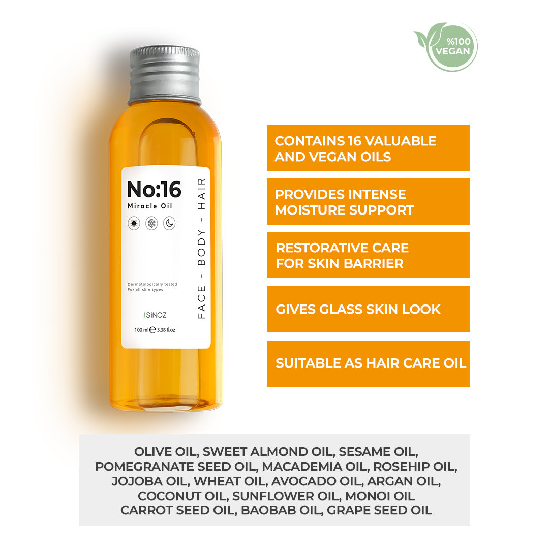 No:16 Mucize Yağı – Sinoz Cosmetics