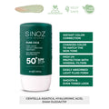 Mineral UV filter - Pure Cica Color Correcting Fluid Sunscreen SPF 50 +