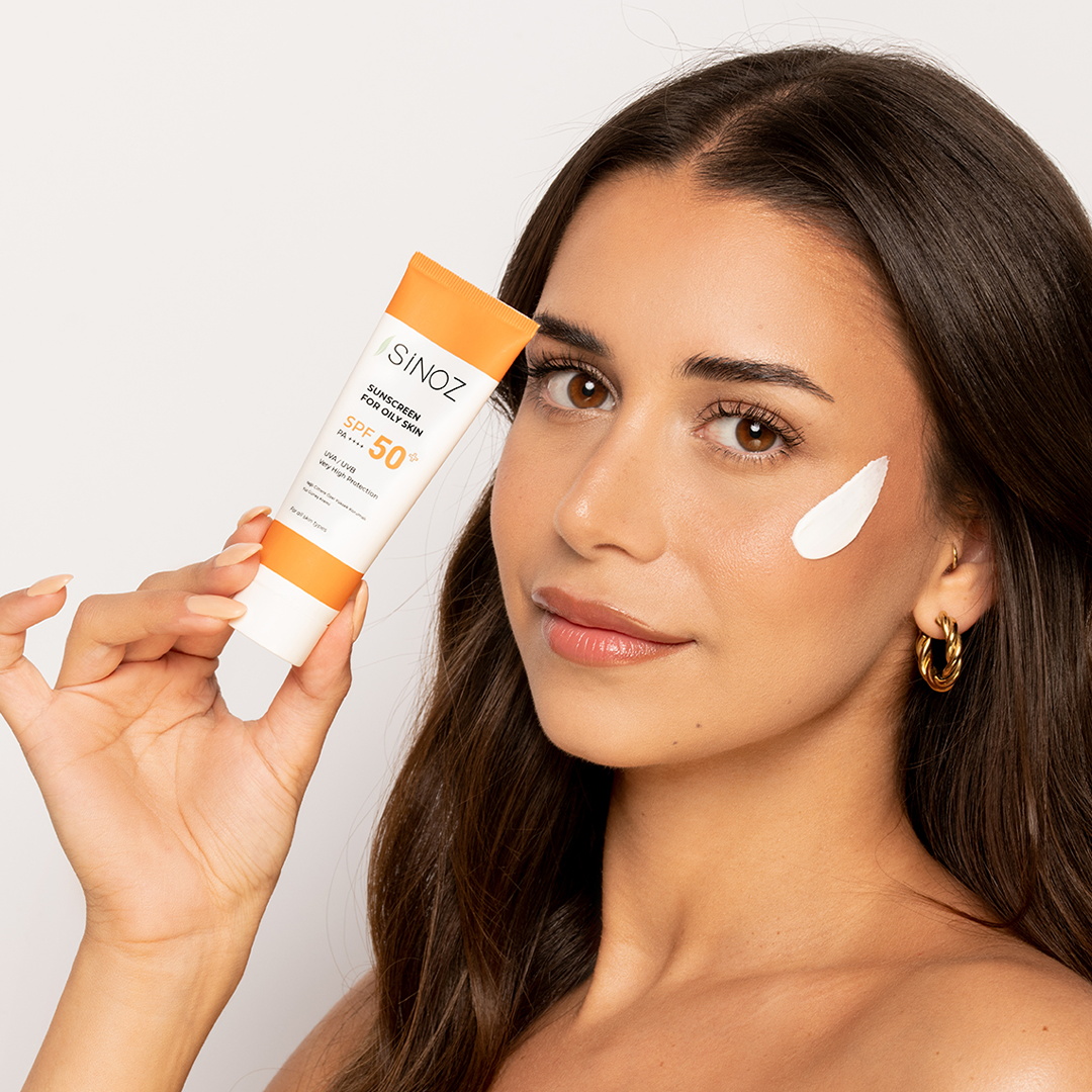 Sunscreen Cream For Oily Skin SPF 50 Sinoz Cosmetics sunscreen-cream-for-oily-skin-spf-50-sinoz-cosmetics